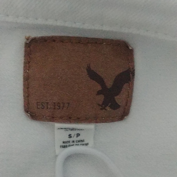 American Eagles Ladies Cropped Denium Style Jacket 100% Cotton - Picture 12 of 16